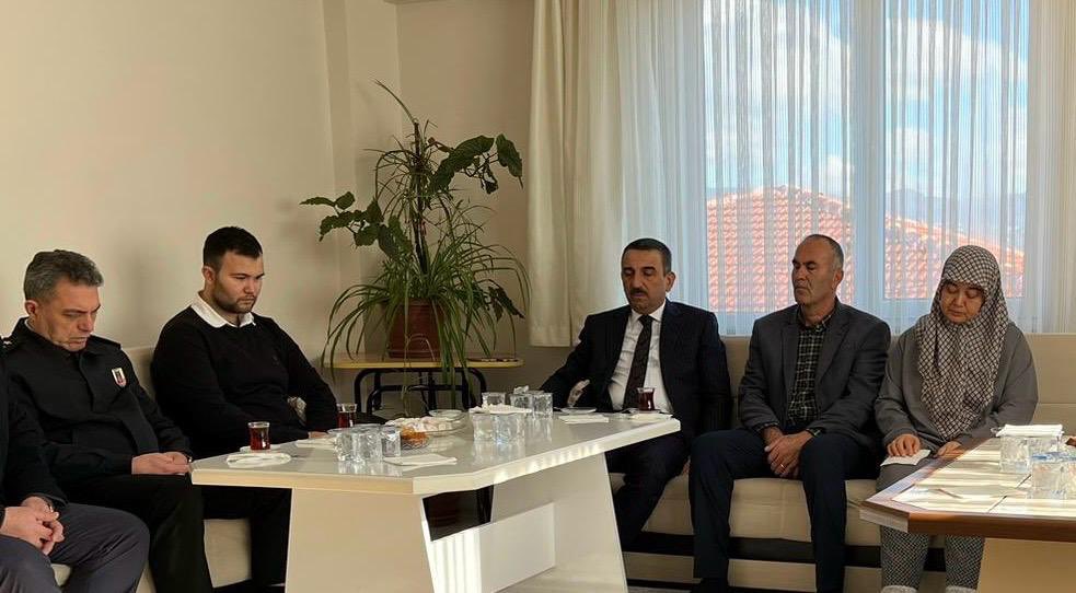 Vali Hacıbektaşoğlu’ndan Yıldızhan ailesine ziyaret