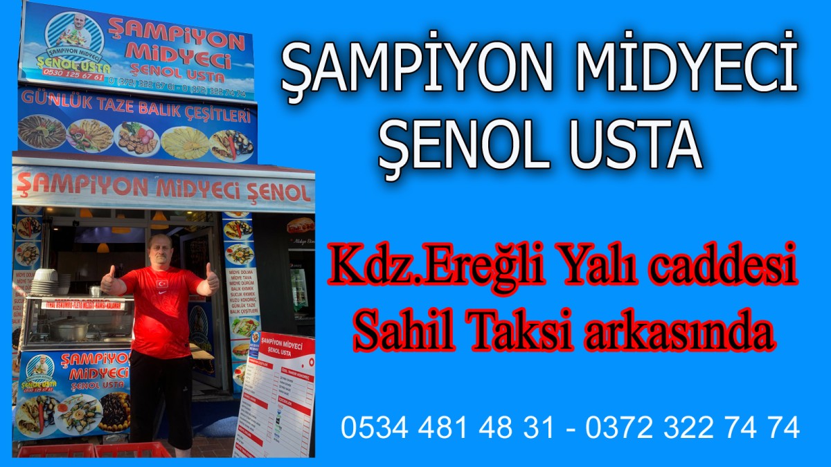 ŞAMPİYON MİDYECİ ŞENOL USTA , YALI CADDESİNDE!..