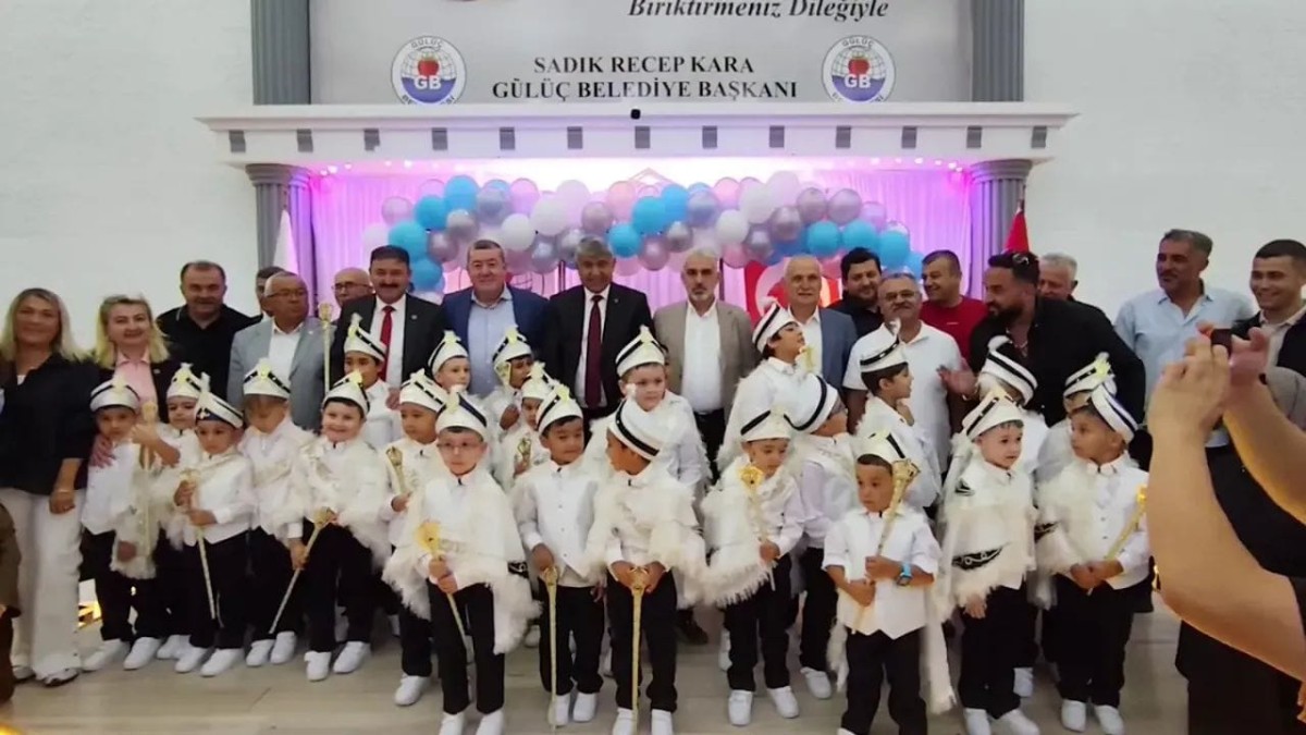 GÜLÜÇ BELEDİYESİ GELENEKSEL SÜNNET ŞÖLENİ YOĞUN KATILIMLA GERÇEKLEŞTİ