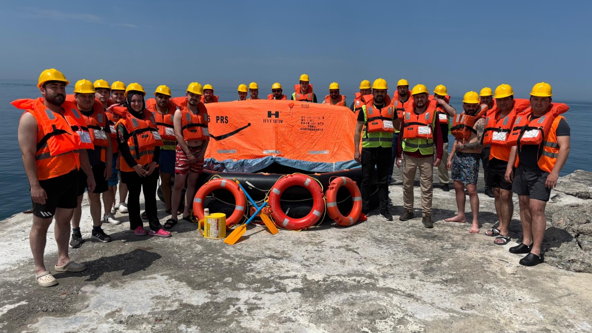 Hatice Erdem Mesleki ve Teknik Anadolu Lisesi’nde temel STCW denizcilik eğitimleri tamamlandı