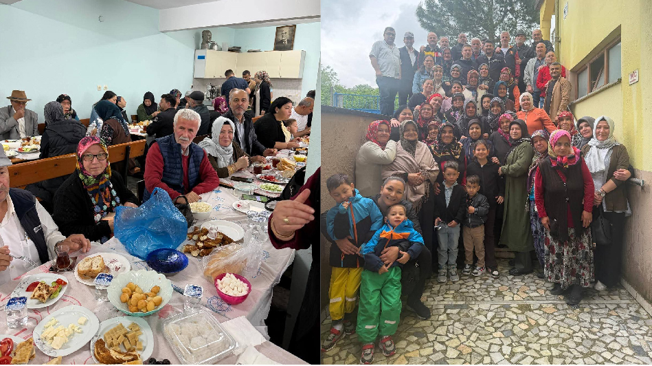 Hacıosmanlar Köyü bayram kahvaltısında buluştu