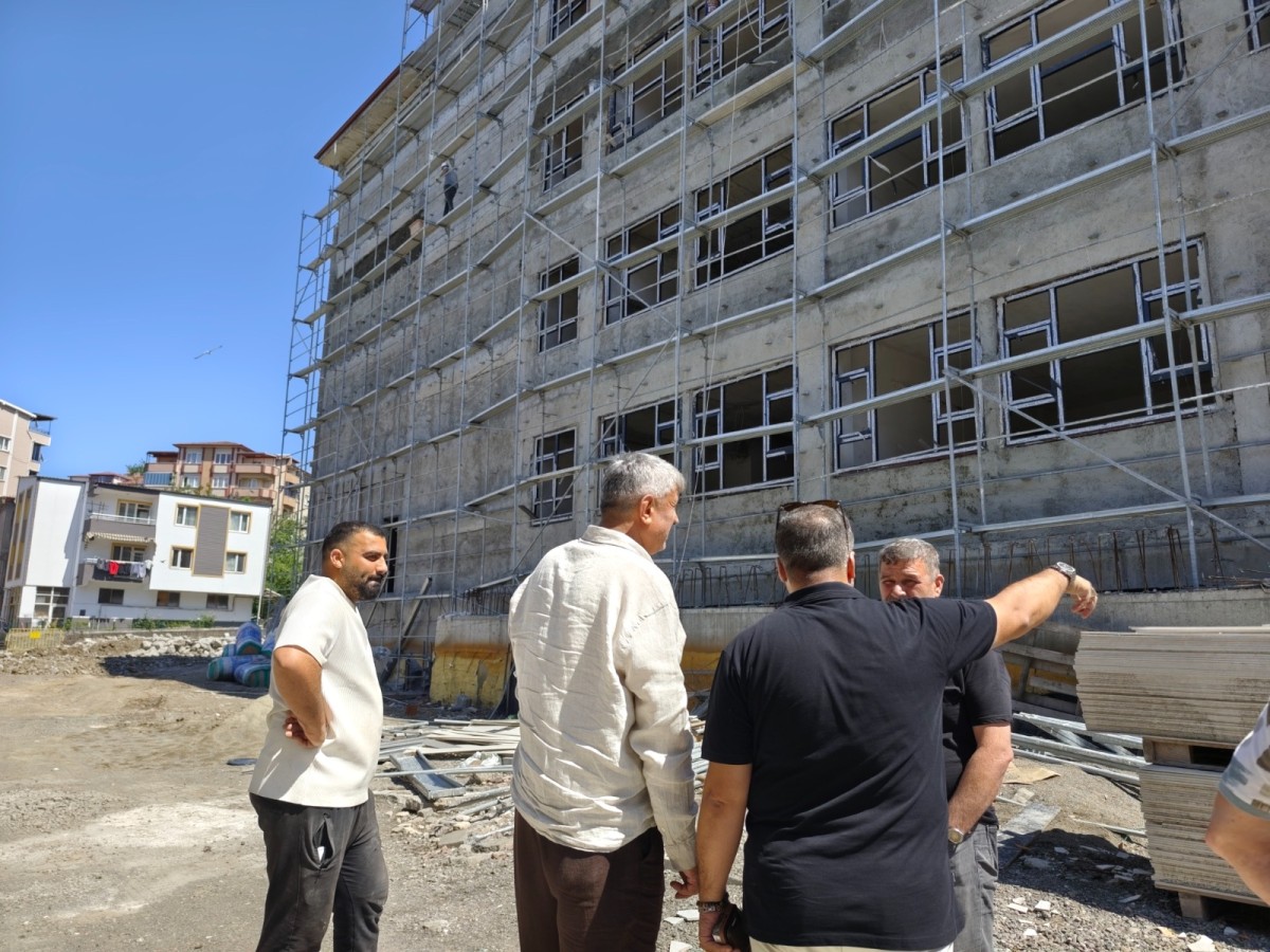 Gülüç'te yeni eğitim yuvası yeni döneme hazırlanıyor