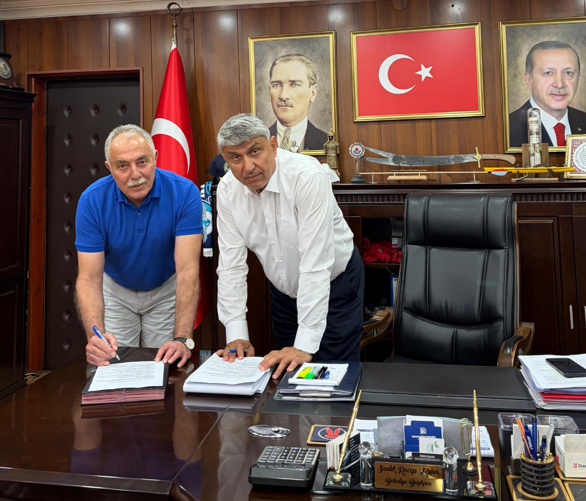 Gülüç Belediyesi'nde Toplu iş sözleşmesi imzalandı: Personelin maaşına %25 zam