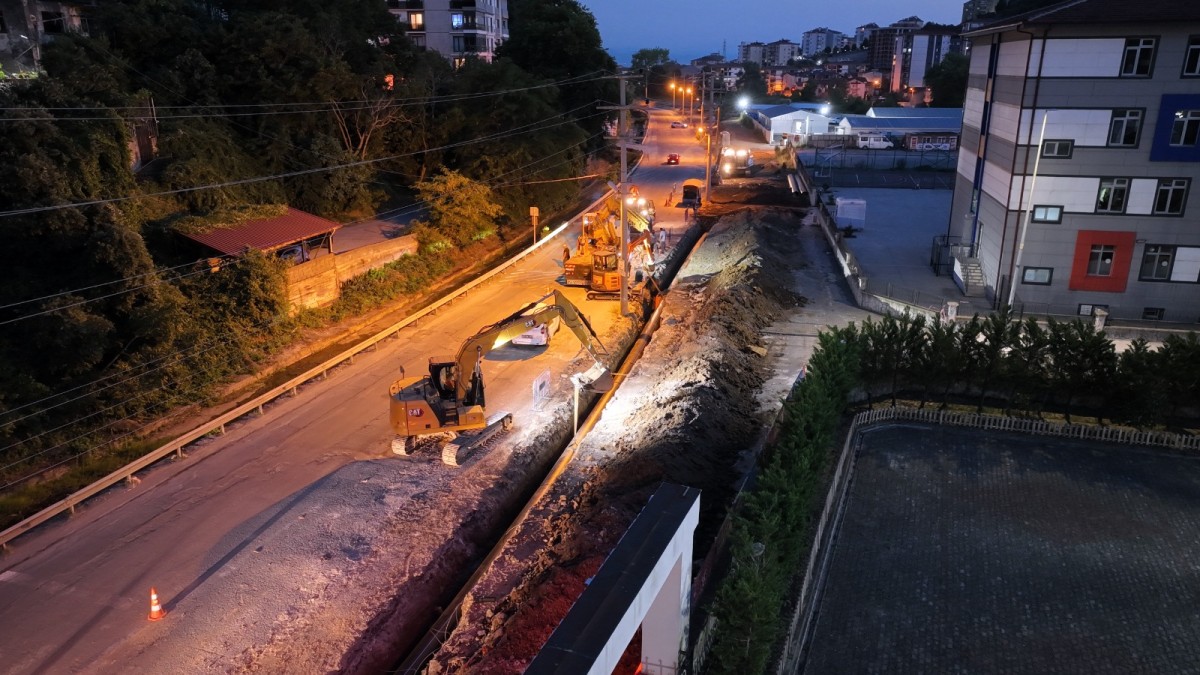 KDZ. EREĞLİ BELEDİYESİ KEMER BÖLGESİNDE GECE GÜNDÜZ ÇALIŞIYOR