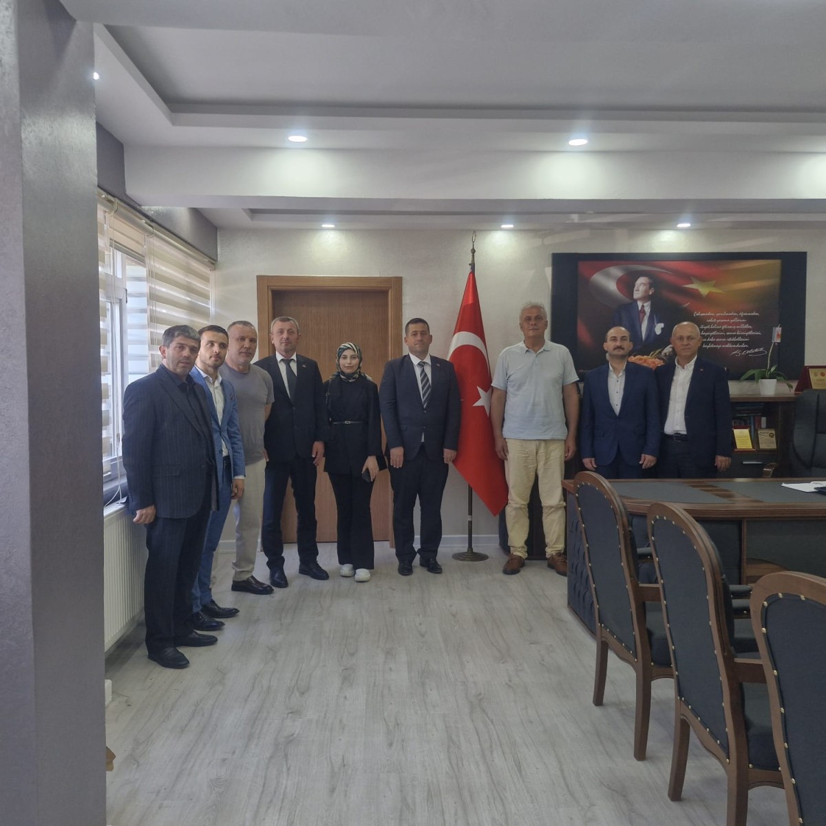 MHP İlçe Teşkilatından İlçe Milli Eğitim Müdürlüğüne ziyaret